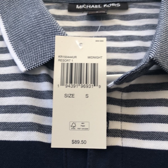 Patterned Michael Kors Polo - Picture 5 of 5